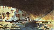John Singer Sargent Under the Rialto Bridge Spain oil painting artist